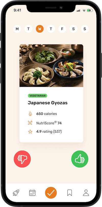 Approve Your Weekly Meal Plan