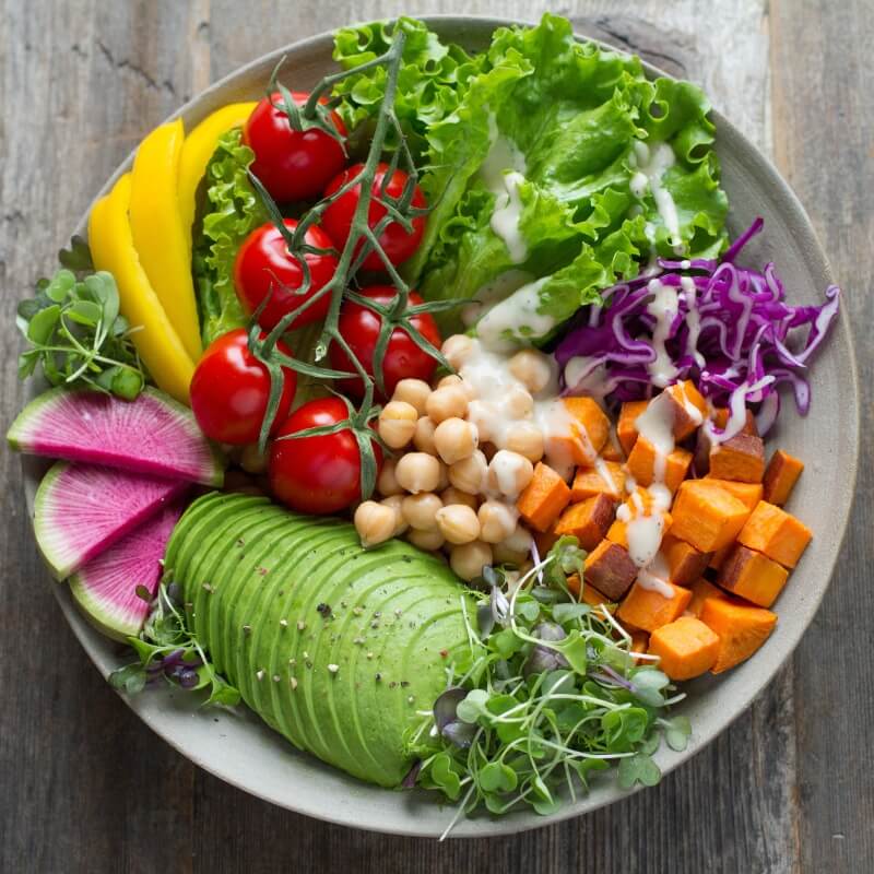 One of our vegan meals
